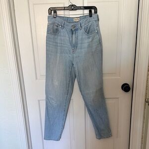 Madewell High-Rise Light Wash Blue Jeans